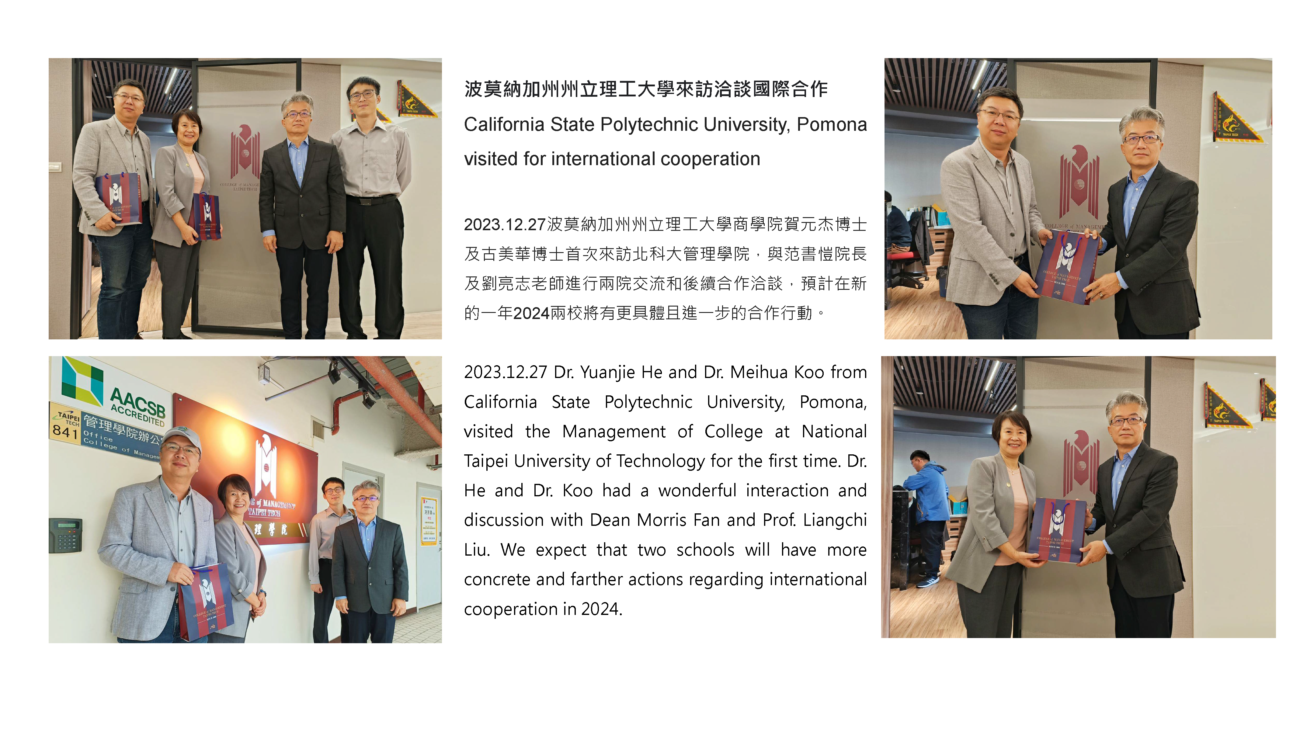 California State Polytechnic University, Pomona visited for international cooperation
